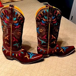 Old Gringo dragon fly multicolored